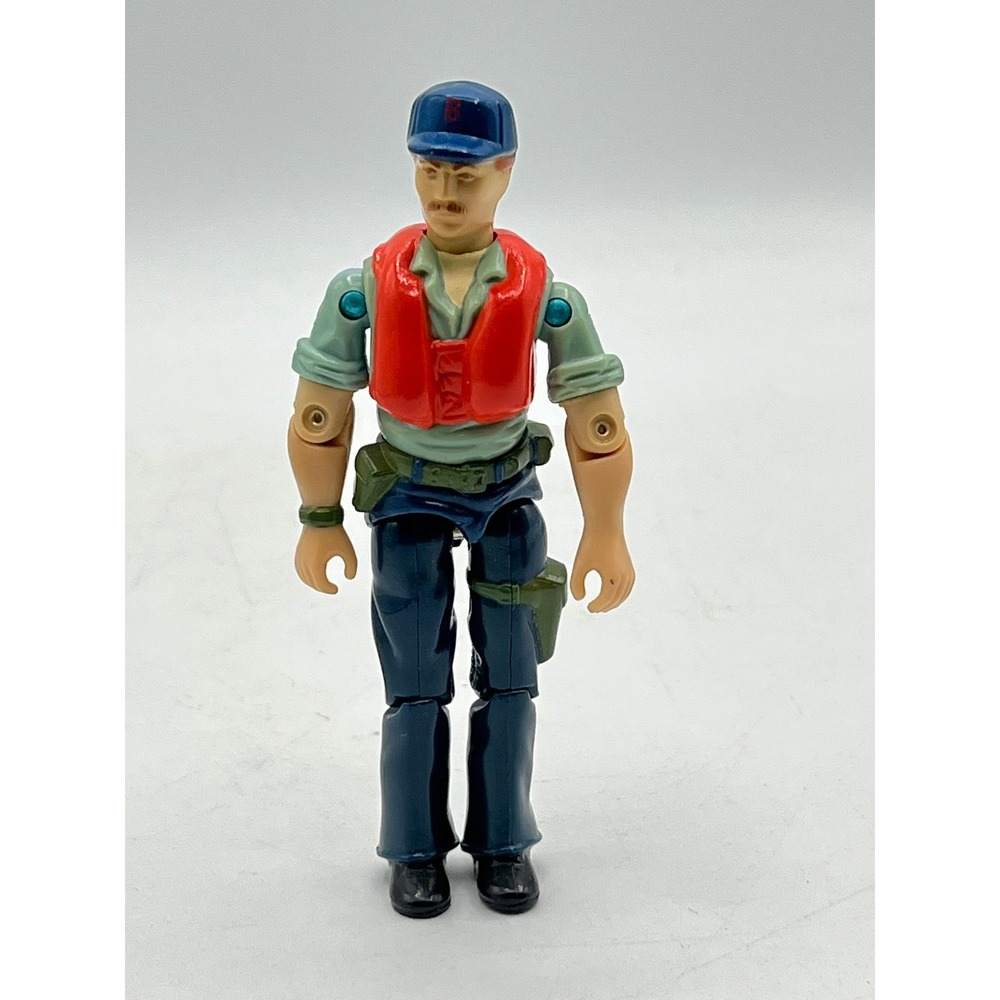 Vintage GI Joe 1984 Cutter Action Figure Parts Repair Broken Heel & Crotch